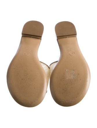 Chanel 2021 Interlocking CC Logo Slides