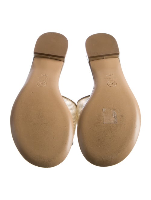 Chanel 2021 Interlocking CC Logo Slides