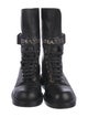 Chanel 2021 Leather Combat Boots