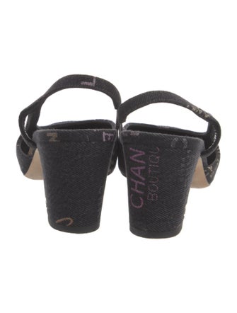 Chanel 2022 Interlocking CC Logo Slingback Pumps