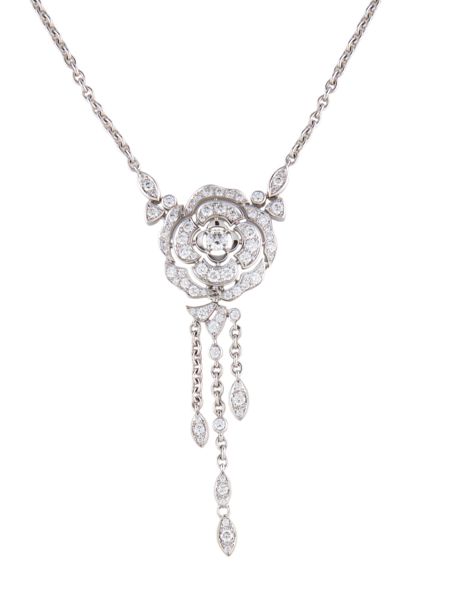 Chanel Chanel 18K Bouton de Camélia Transformable Necklace