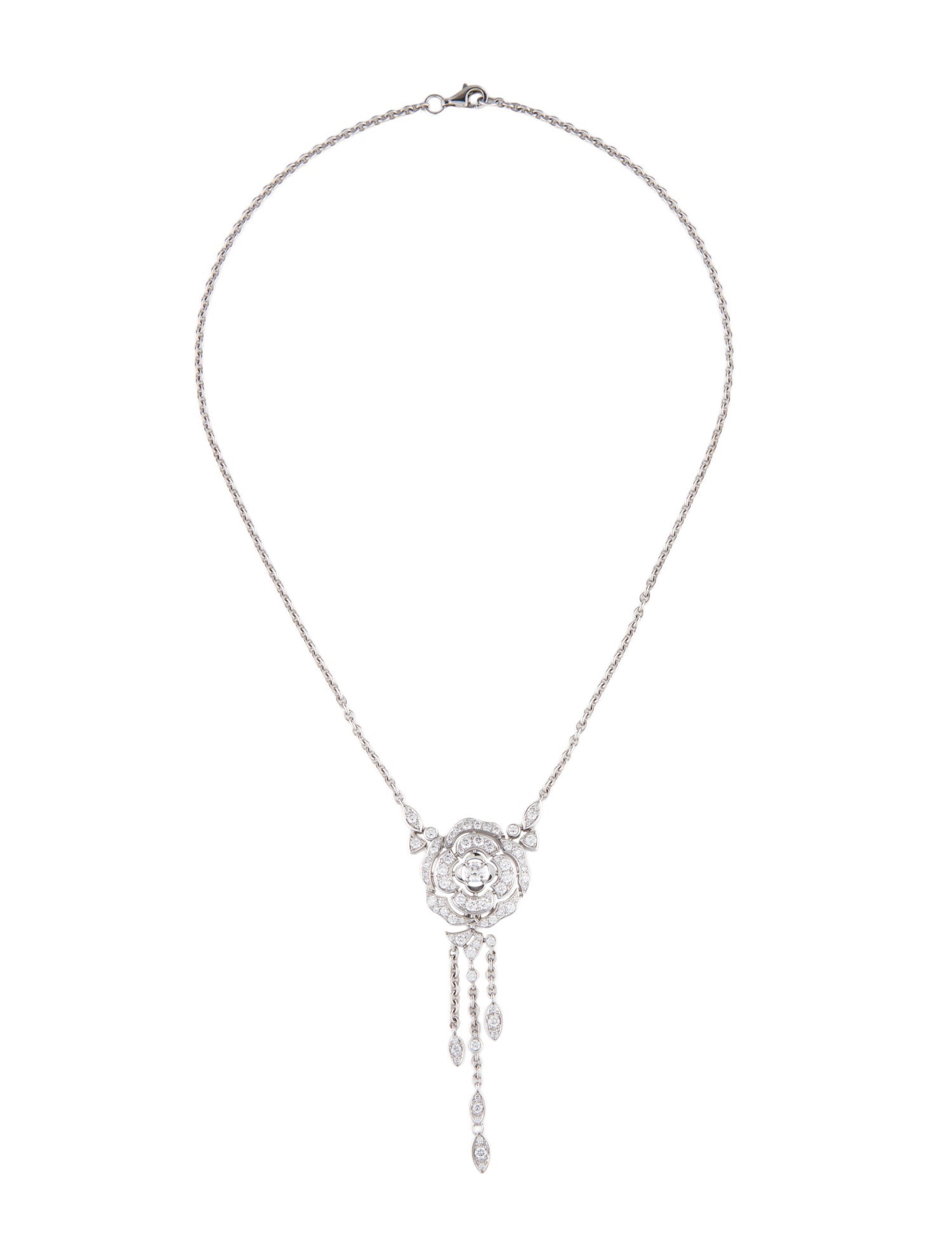 Chanel Chanel 18K Bouton de Camélia Transformable Necklace