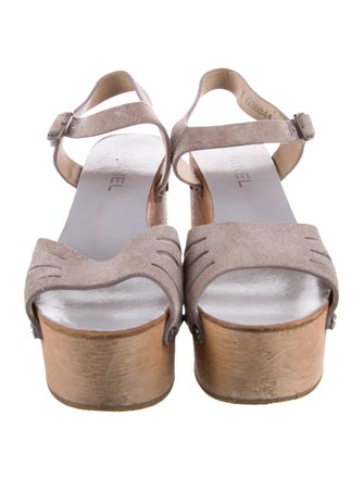 Chanel 2015 Suede Espadrilles