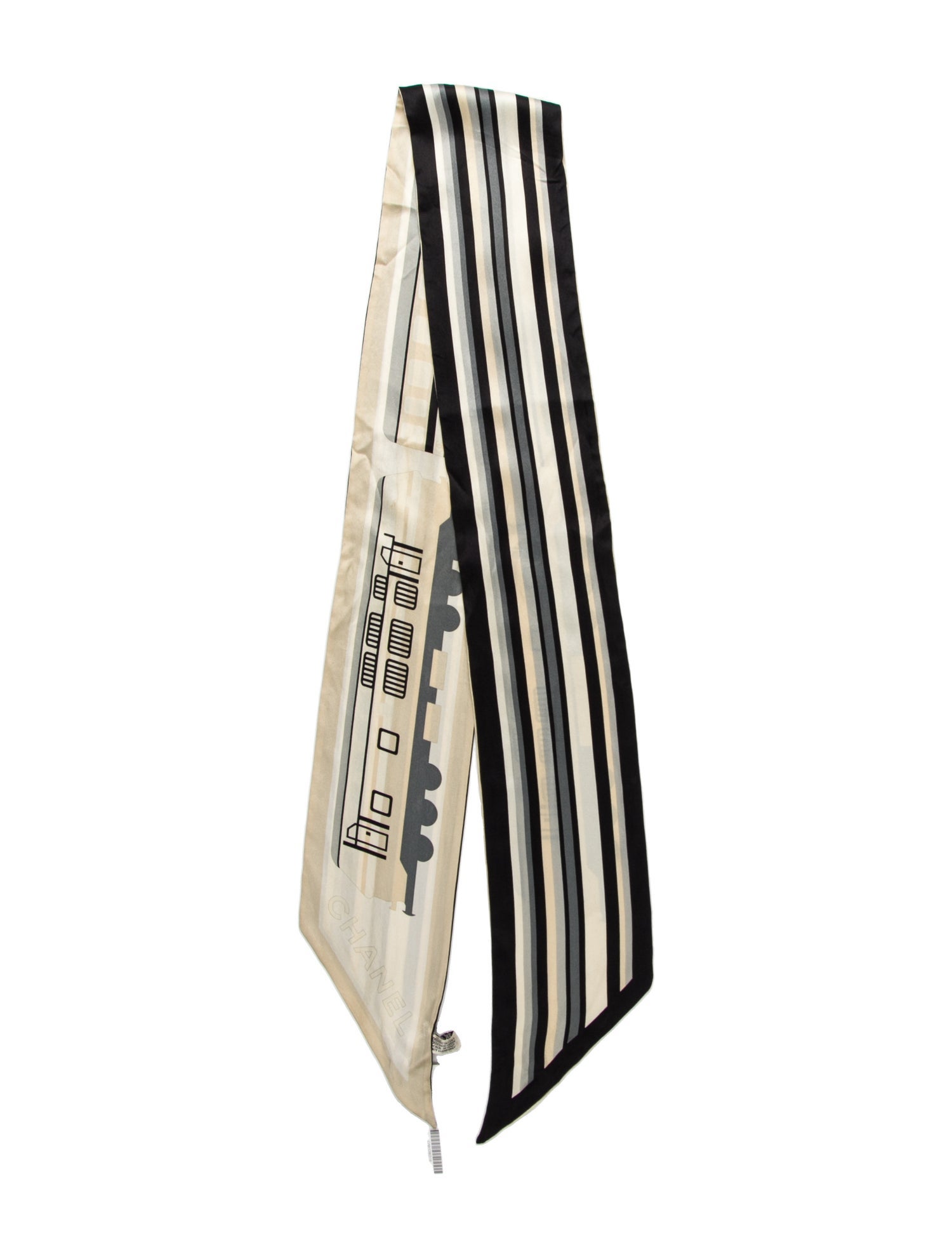 Chanel Silk Vintage Scarf