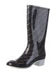 Chanel 2008 Interlocking CC Logo Rain Boots
