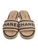 Chanel 2021 Interlocking CC Logo Slides