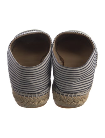 Chanel Interlocking CC Logo Canvas Espadrilles