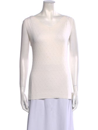 Chanel 2016 V-Neck Top