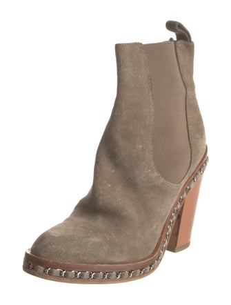 Chanel 2014 Interlocking CC Logo Chelsea Boots