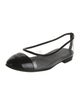 Chanel Interlocking CC Logo PVC Ballet Flats