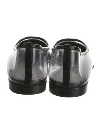 Chanel Interlocking CC Logo PVC Ballet Flats
