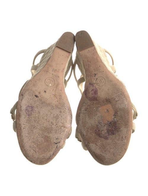 Chanel 2021 Interlocking CC Logo Espadrilles