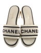 Chanel 2021 Interlocking CC Logo Slides