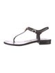 Chanel 2024 Interlocking CC Logo T-Strap Sandals