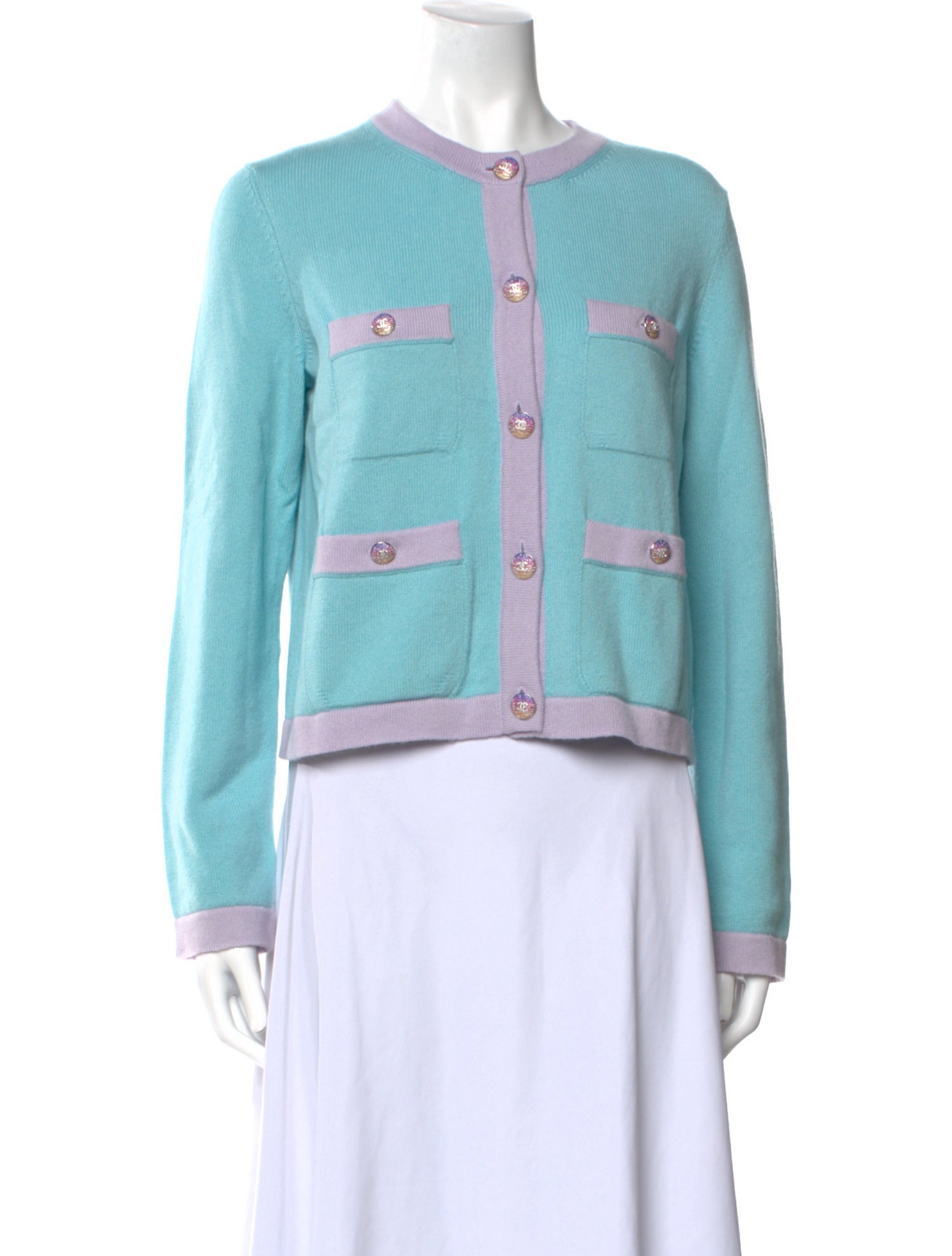 Chanel Cashmere Crew Neck Sweater