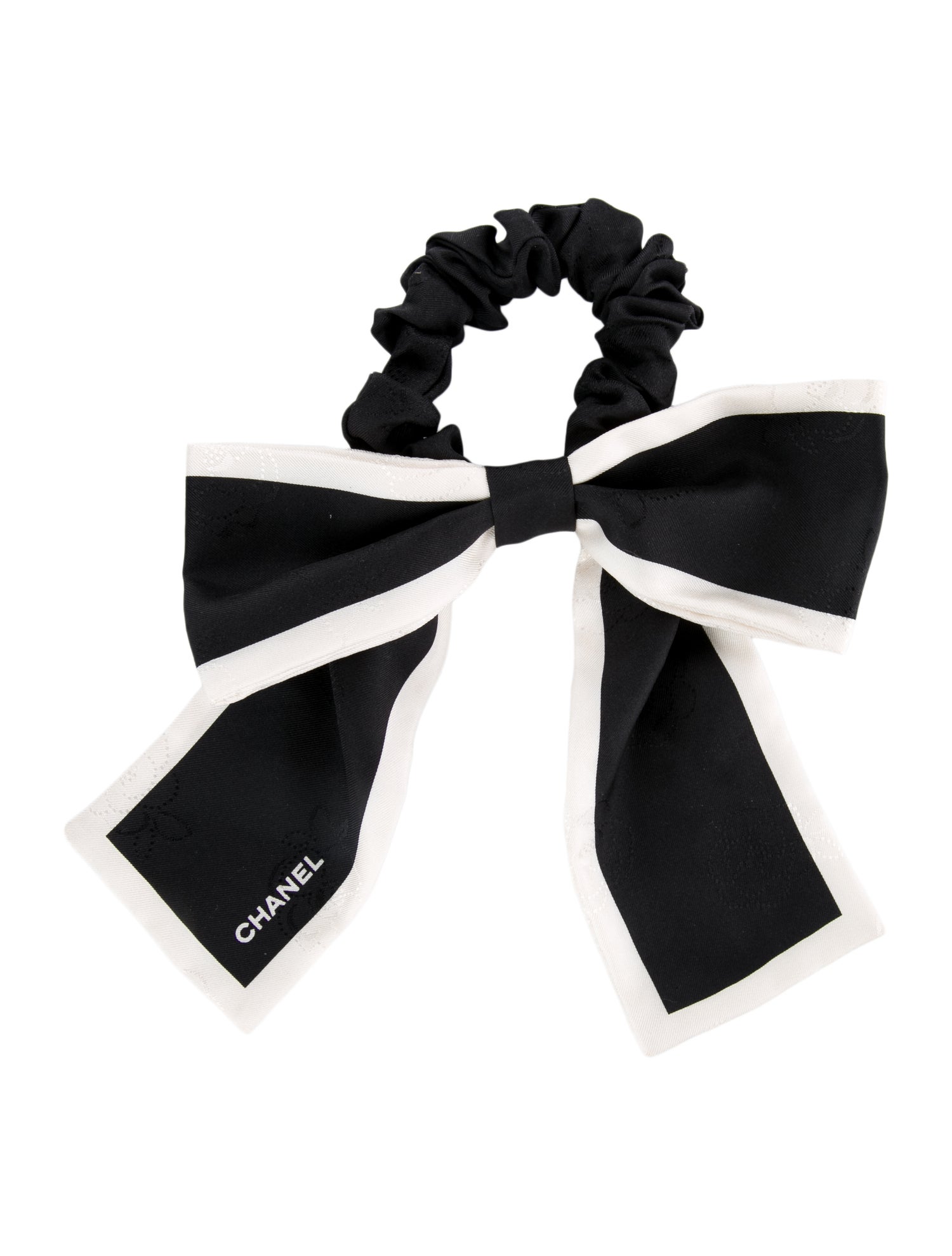 Chanel 2022 Silk Twill Hair Tie