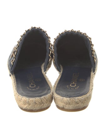 Chanel 2018 Interlocking CC Logo Espadrilles