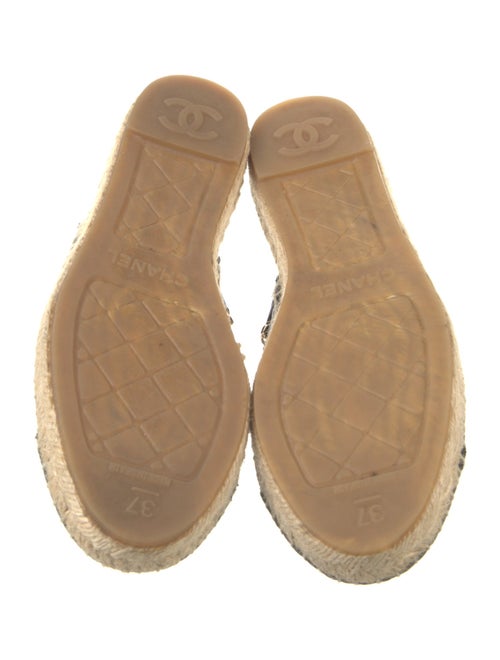 Chanel 2018 Interlocking CC Logo Espadrilles