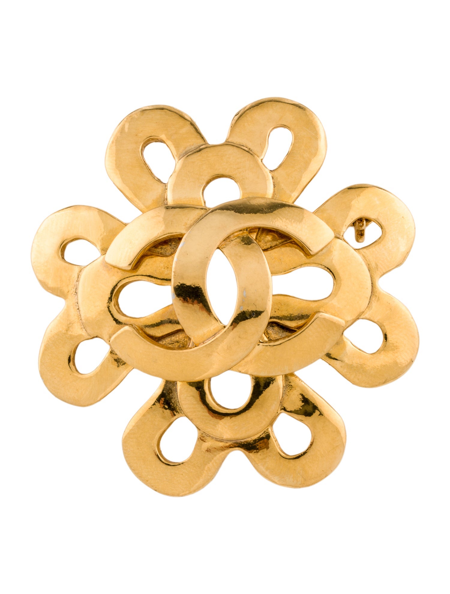 Chanel Vintage CC Brooch