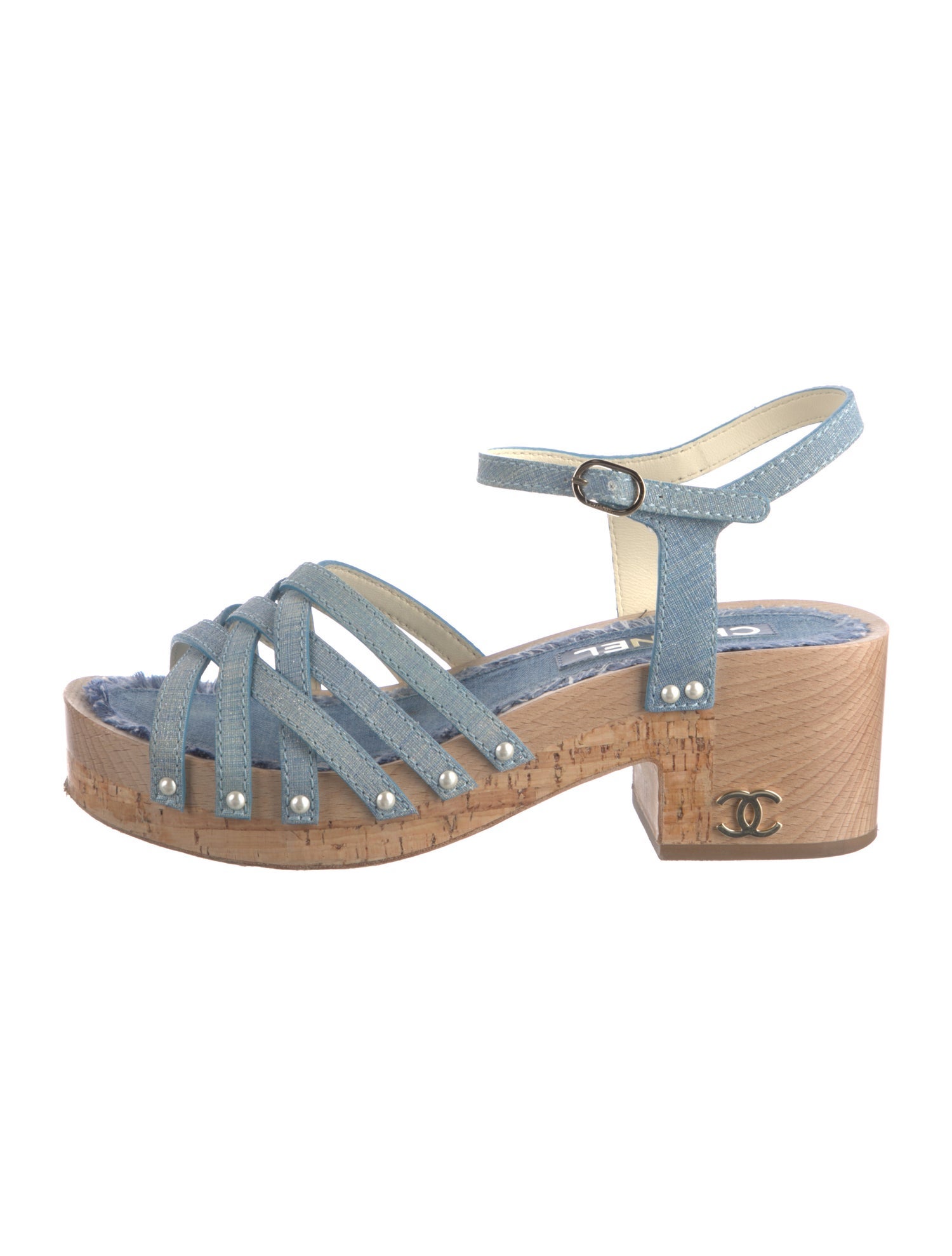 Chanel 2018 Interlocking CC Logo Sandals