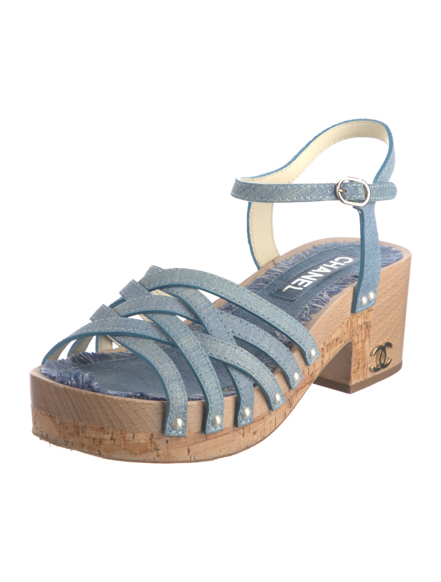 Chanel 2018 Interlocking CC Logo Sandals