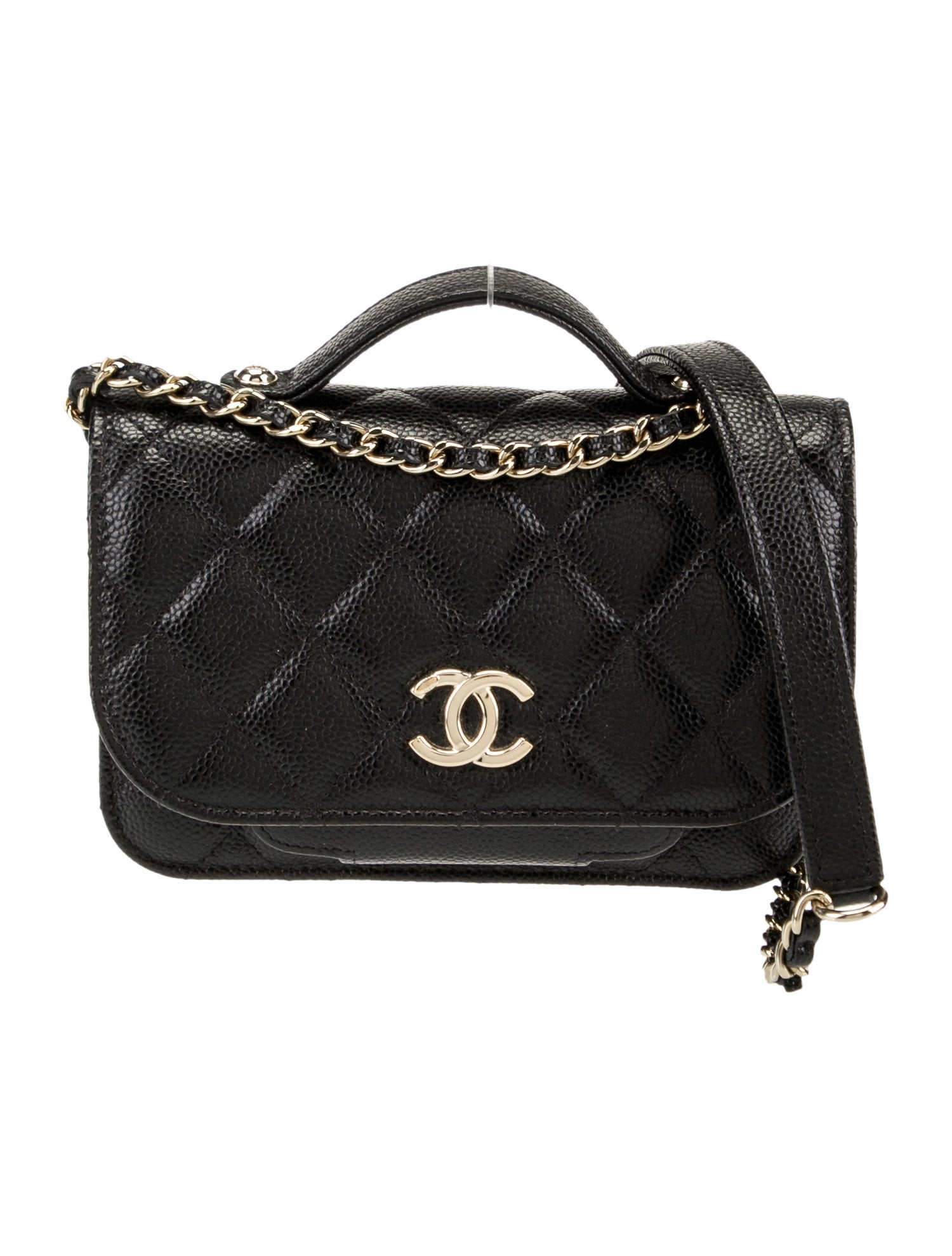 Chanel Caviar Quilted Business Affinity Clutch