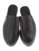 Chanel Interlocking CC Logo Lambskin Mules