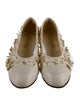 Chanel Interlocking CC Logo Leather Ballet Flats