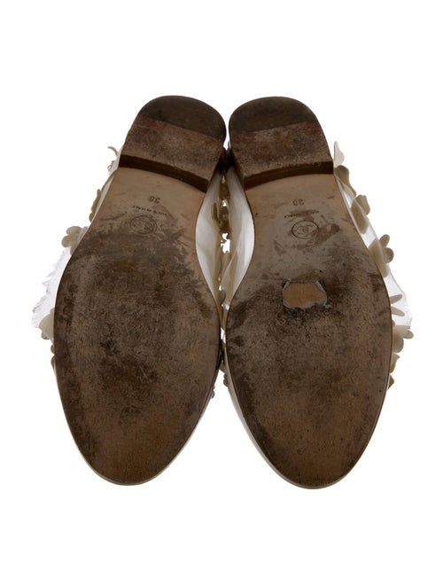 Chanel Interlocking CC Logo Leather Ballet Flats