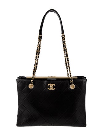 Chanel Signature Plate Shopping Tote