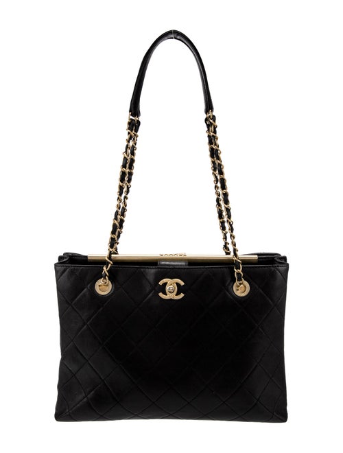 Chanel Signature Plate Shopping Tote