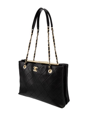 Chanel Signature Plate Shopping Tote