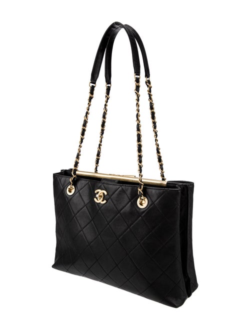 Chanel Signature Plate Shopping Tote