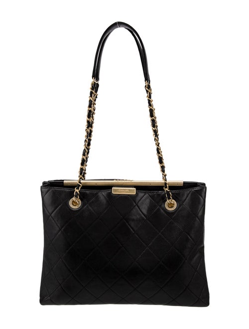 Chanel Signature Plate Shopping Tote