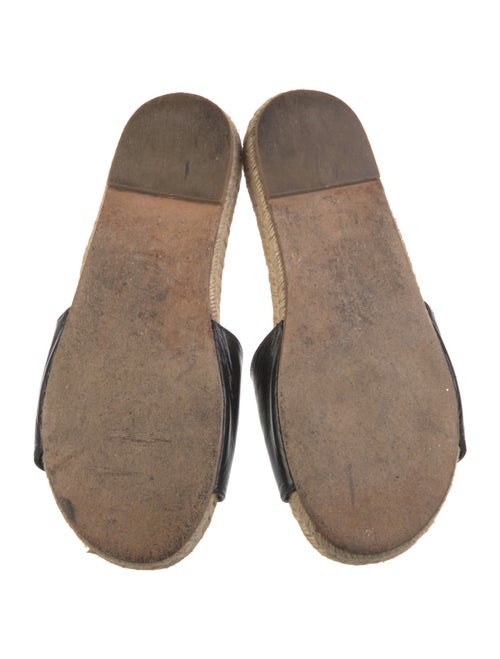 Chanel Interlocking CC Logo Jute Espadrilles