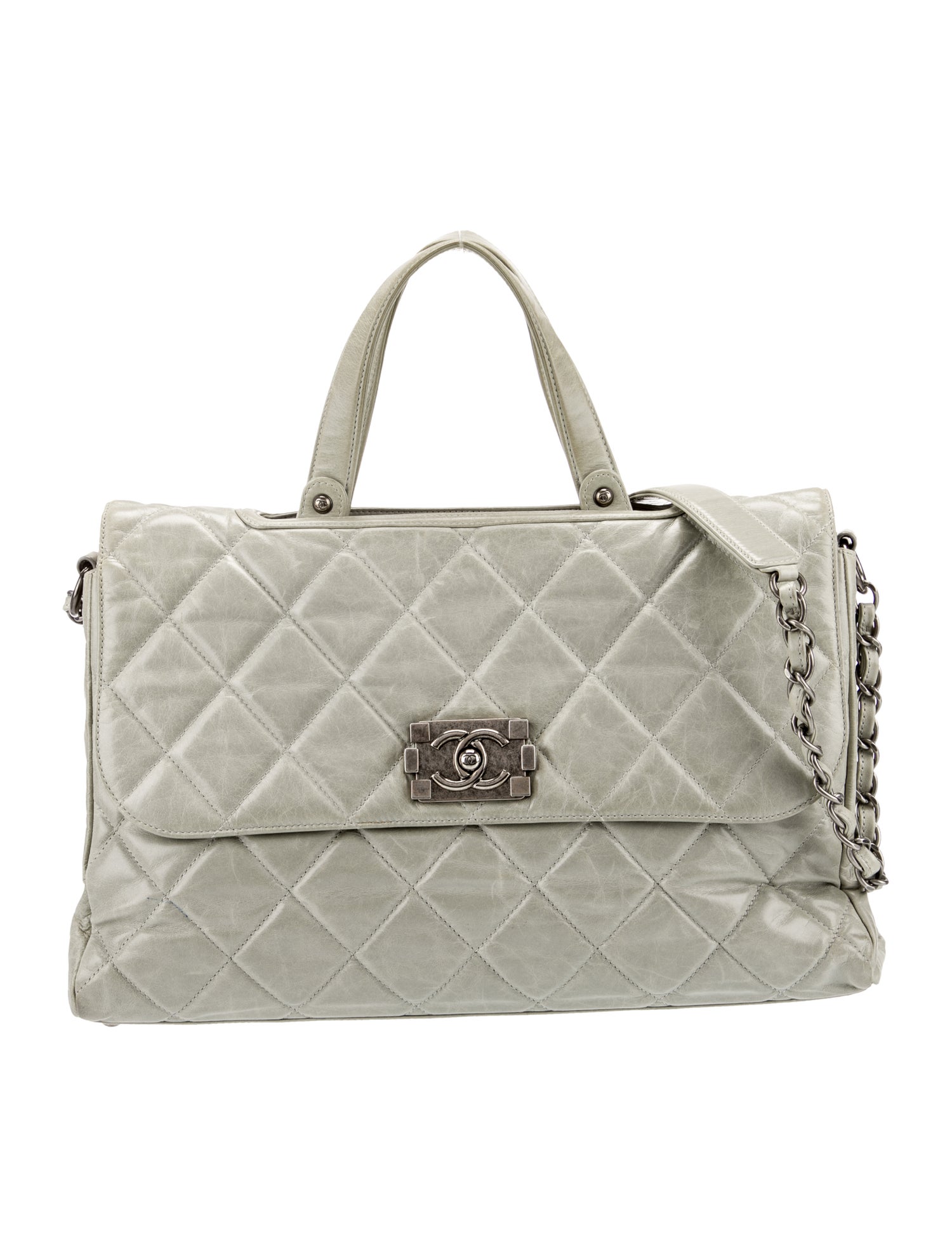 Chanel Quilted Boy Satchel Bag