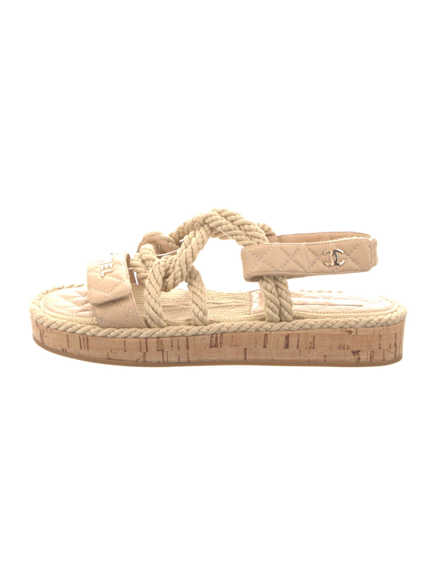 Chanel 2021 Interlocking CC Logo Espadrilles