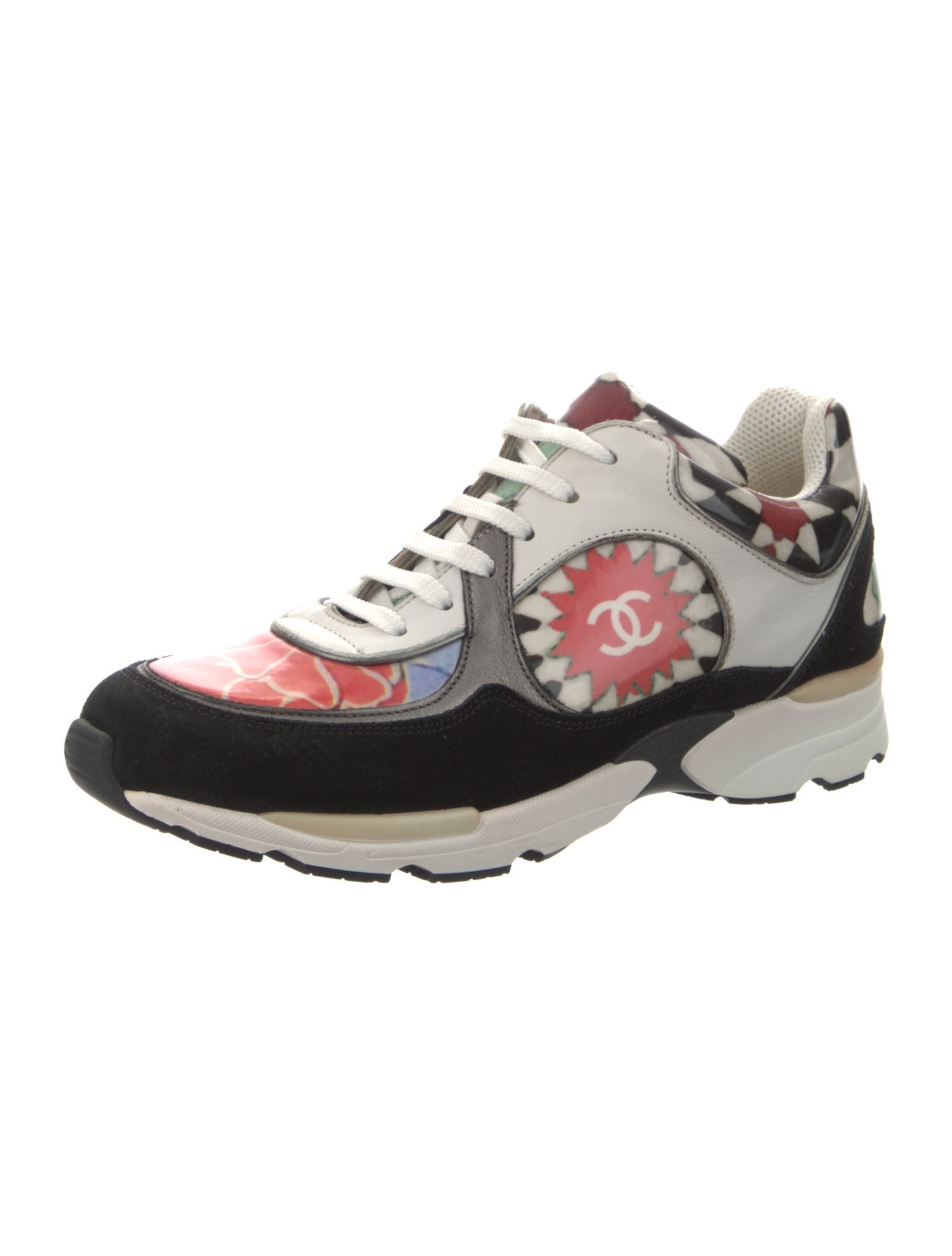 Chanel 2015 Interlocking CC Logo Sneakers