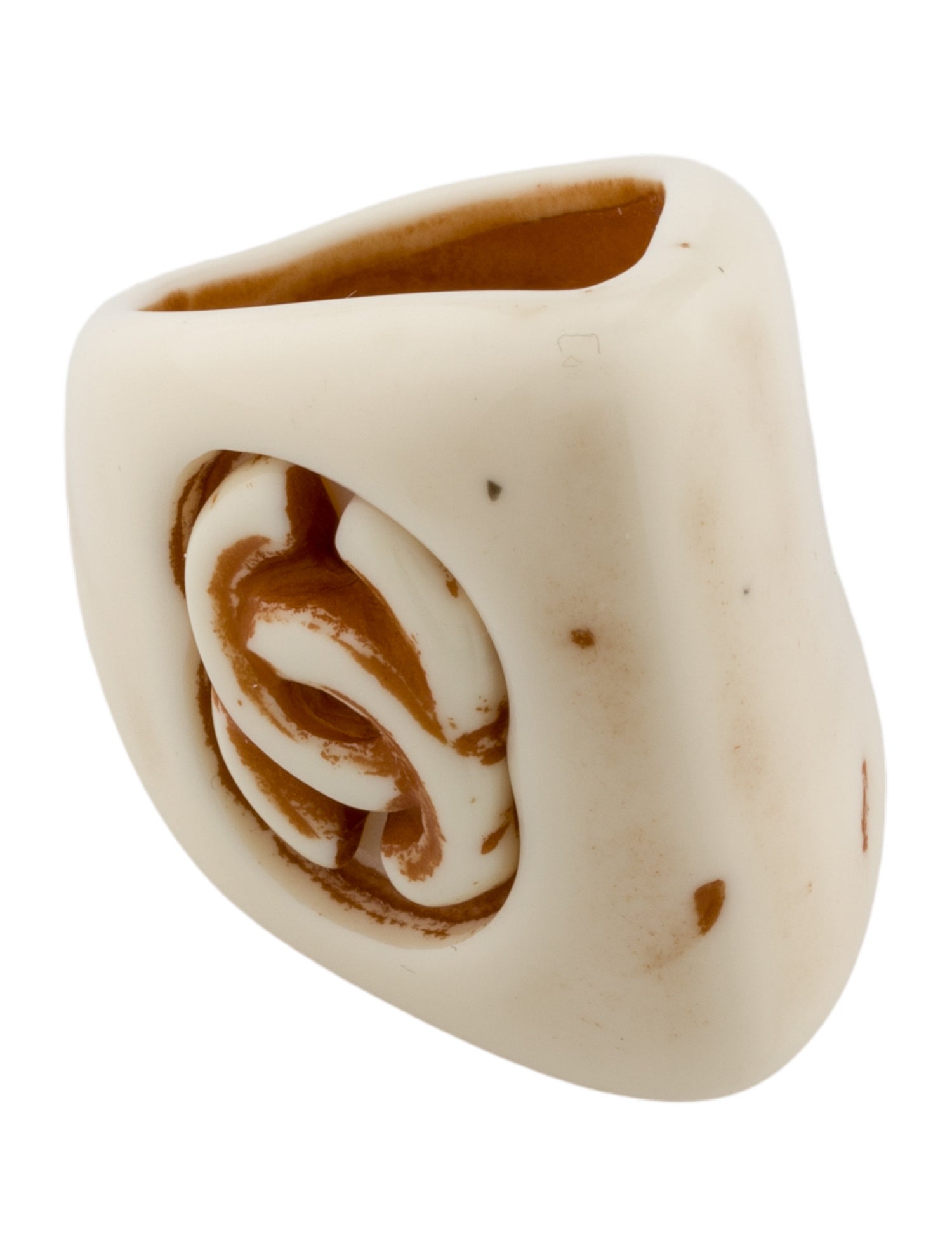 Chanel Resin CC Cocktail Ring