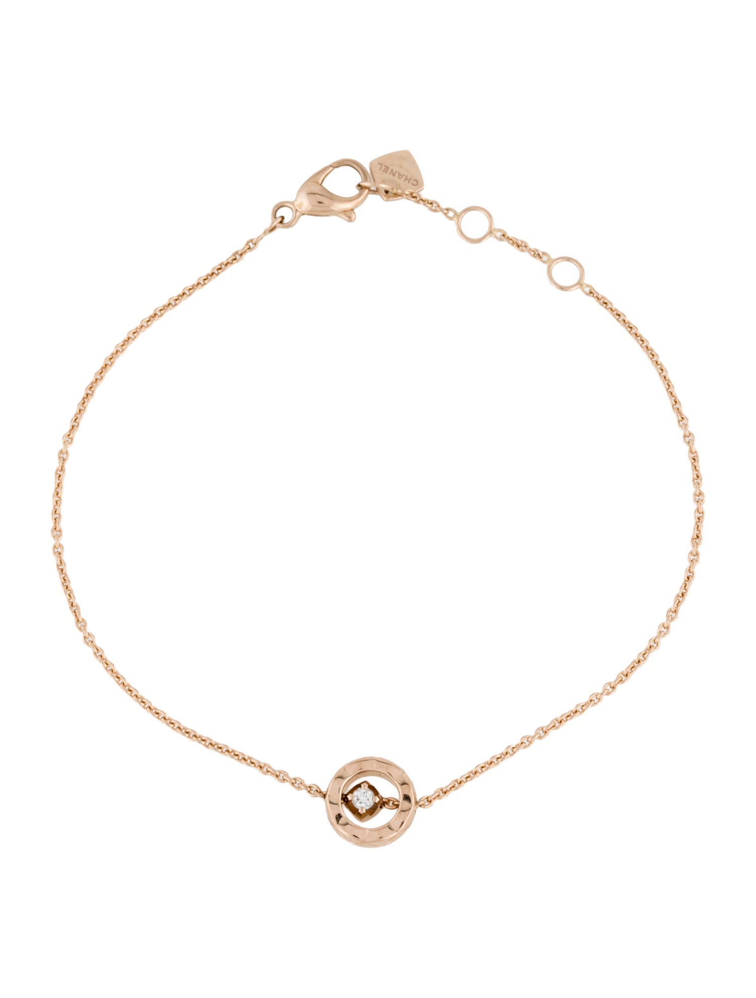 Chanel 18K Diamond Coco Crush Bracelet