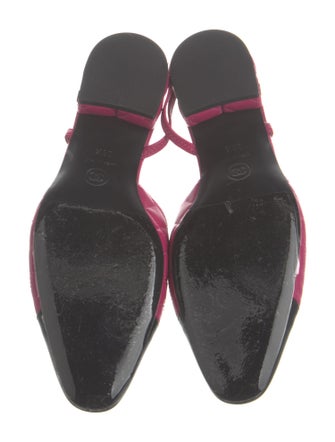 Chanel 2022 Interlocking CC Logo Slingback Flats