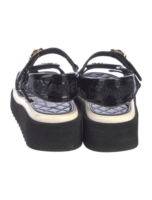 Chanel 2022 Interlocking CC Logo Sandals
