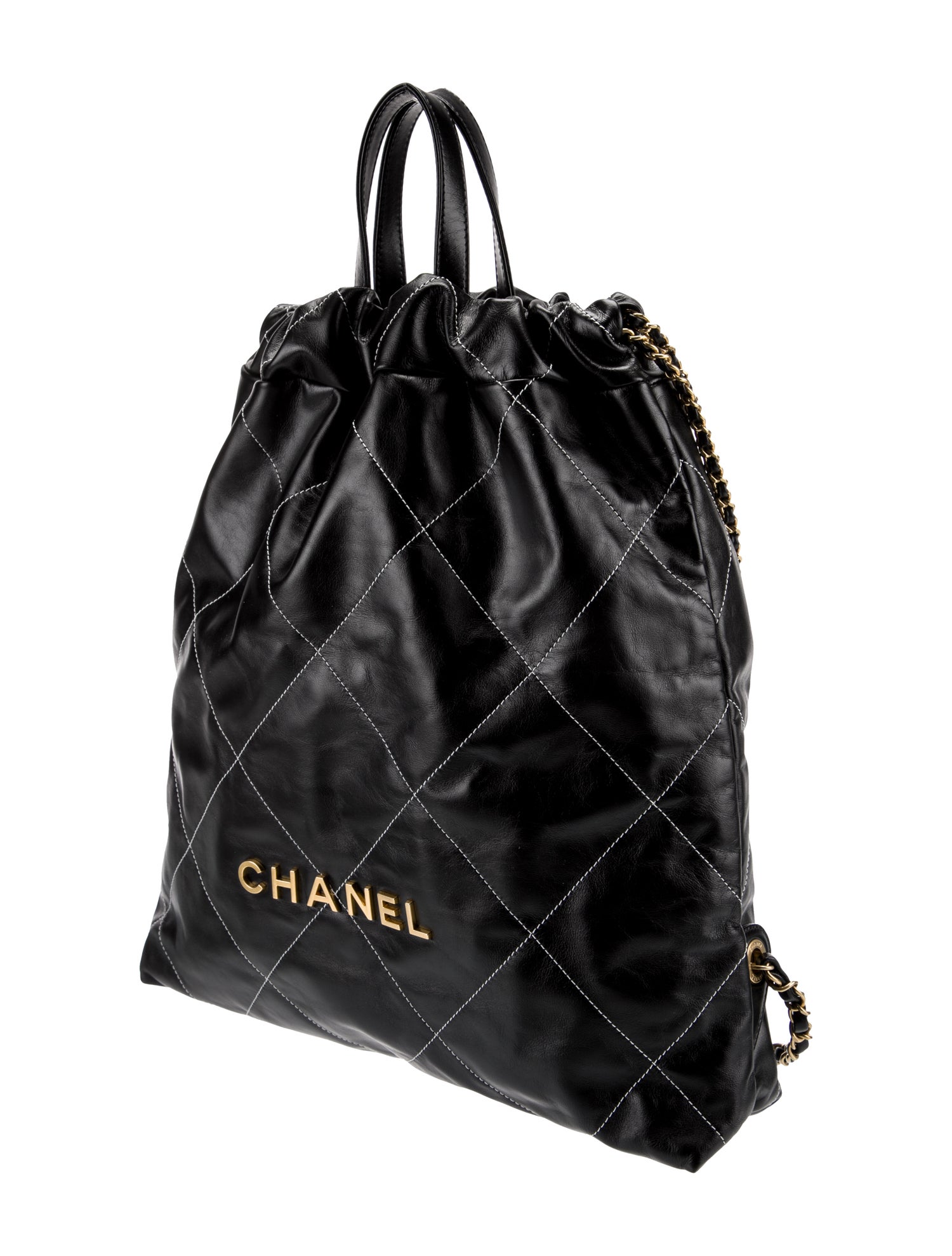 Chanel Quilted 22 Backpack