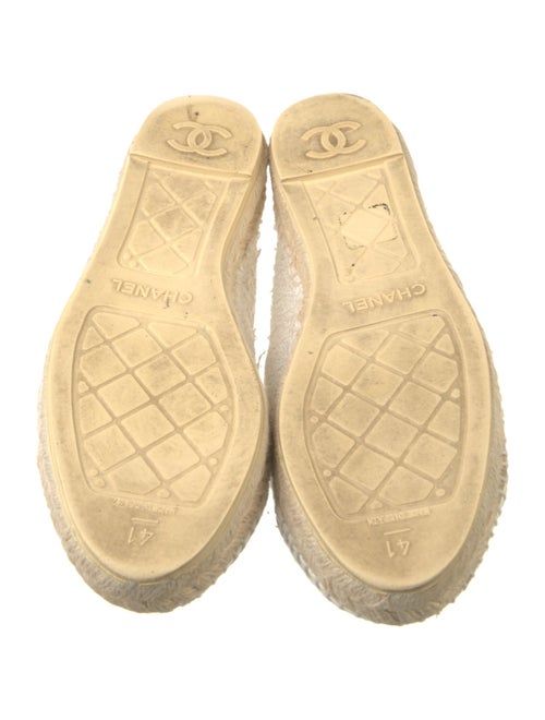 Chanel 2017 Interlocking CC Logo Espadrilles