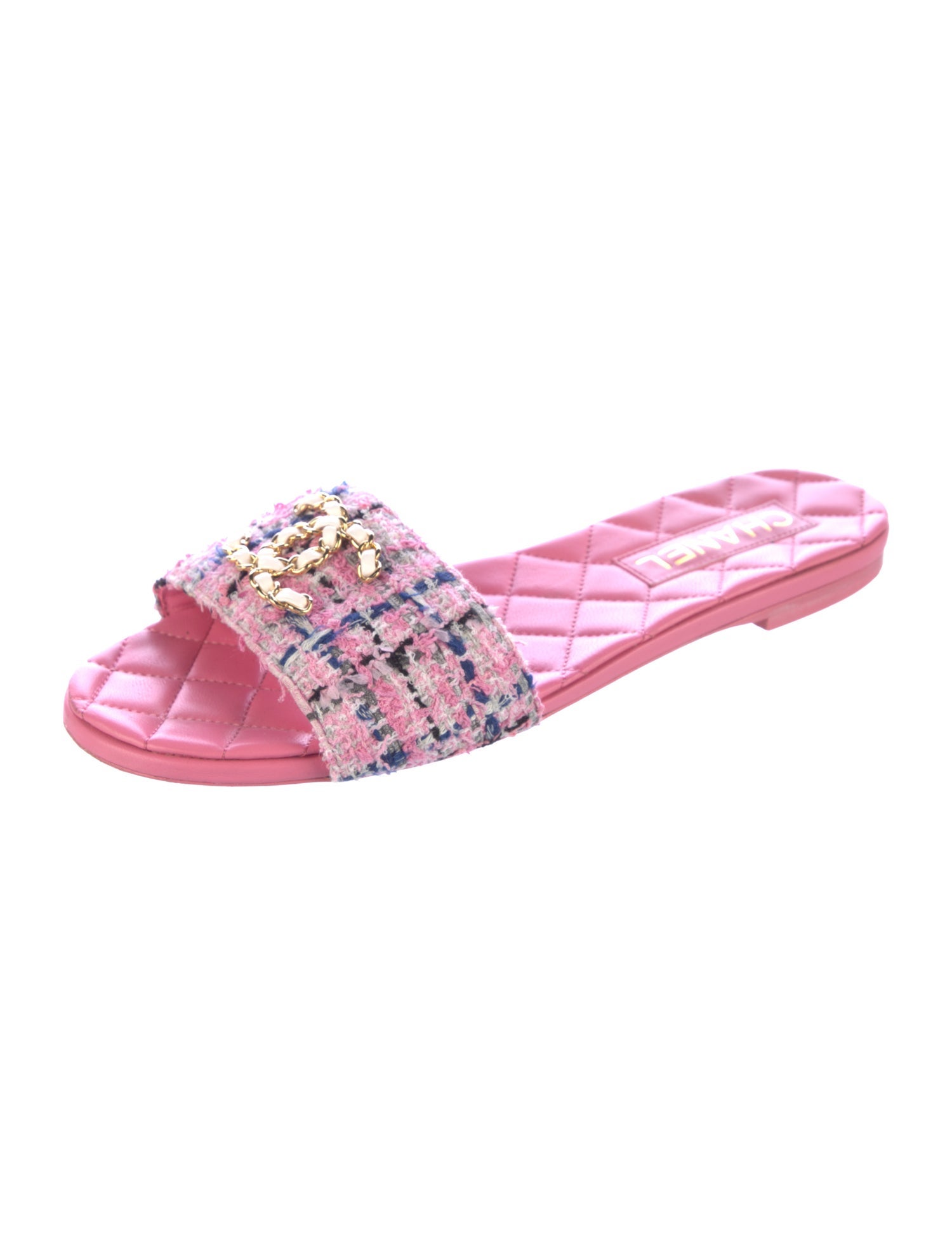 Chanel 2023 Interlocking CC Logo Slides