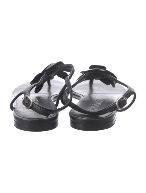 Chanel 2017 Interlocking CC Logo T-Strap Sandals