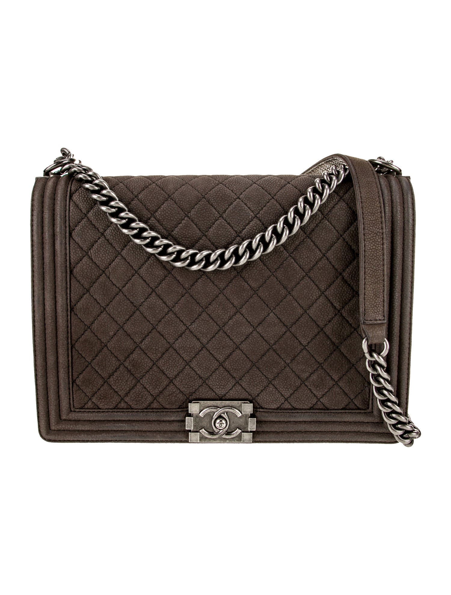 Chanel XL Suede Boy Bag