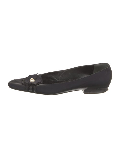 Chanel Interlocking CC Logo Fringe Trim Accent Flats