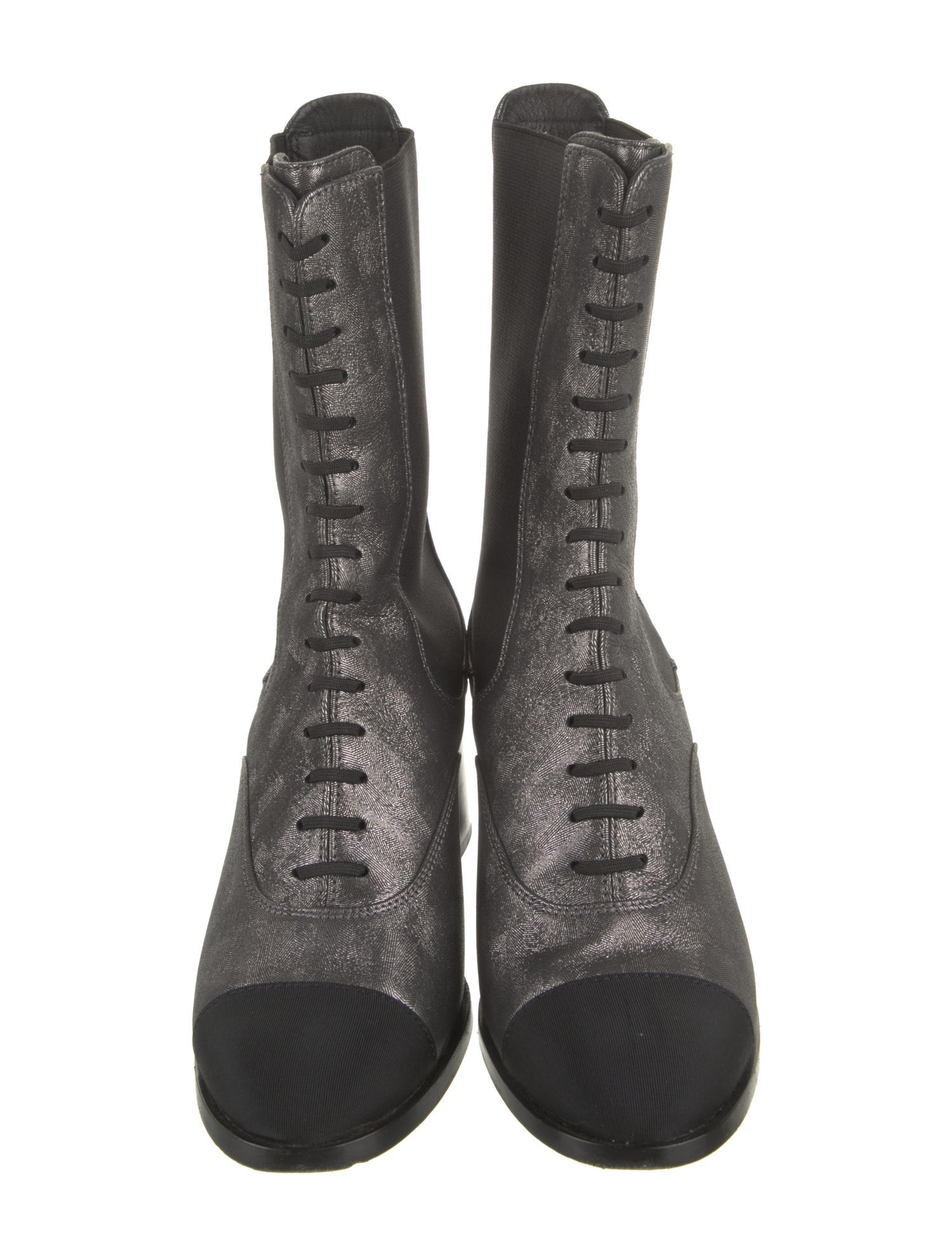 Chanel 2019 Interlocking CC Logo Chelsea Boots