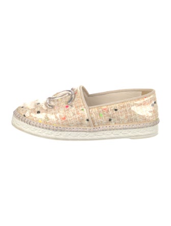 Chanel Interlocking CC Logo PVC Espadrilles